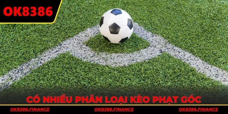 Có nhiều phân loại kèo phạt góc